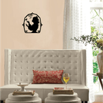 Casa si Gradina - Decoratiuni - Decoratiuni perete - Decor perete Printesa HH818 din lemn - 37 L x 37 H (cm) - Infinity.ro