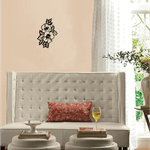 Casa si Gradina - Decoratiuni - Decoratiuni perete - Decor perete Flori HH745 din lemn - 36 L x 58 H (cm) - Infinity.ro