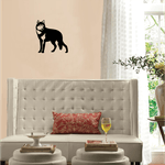 Casa si Gradina - Decoratiuni - Decoratiuni perete - Decor perete Lup HH816 din lemn - 36 L x 37 H (cm) - Infinity.ro