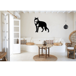 Casa si Gradina - Decoratiuni - Decoratiuni perete - Decor perete Lup HH816 din lemn - 36 L x 37 H (cm) - Infinity.ro