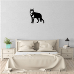 Casa si Gradina - Decoratiuni - Decoratiuni perete - Decor perete Lup HH816 din lemn - 36 L x 37 H (cm) - Infinity.ro