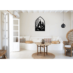 Casa si Gradina - Decoratiuni - Decoratiuni perete - Decor perete Biserica HH782 din lemn - 30 L x 45 H (cm) - Infinity.ro