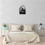 Casa si Gradina - Decoratiuni - Decoratiuni perete - Decor perete Biserica HH782 din lemn - 30 L x 45 H (cm) - Infinity.ro