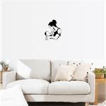 Casa si Gradina - Decoratiuni - Decoratiuni perete - Decor perete Mama Alaptanad HH747 din lemn - 27 L x 35 H (cm) - Infinity.ro