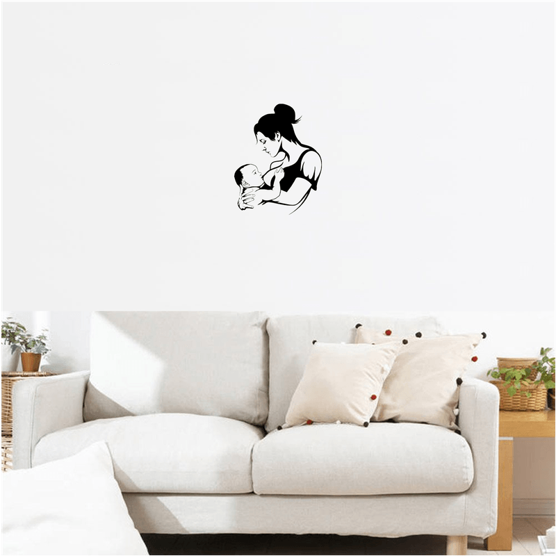 Casa si Gradina - Decoratiuni - Decoratiuni perete - Decor perete Mama Alaptanad HH747 din lemn - 27 L x 35 H (cm) - Infinity.ro