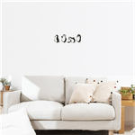 Casa si Gradina - Decoratiuni - Decoratiuni perete - Decor perete Pinguini din 4 Parti HH746 din lemn - 58 L x 19 H (cm) - Infinity.ro