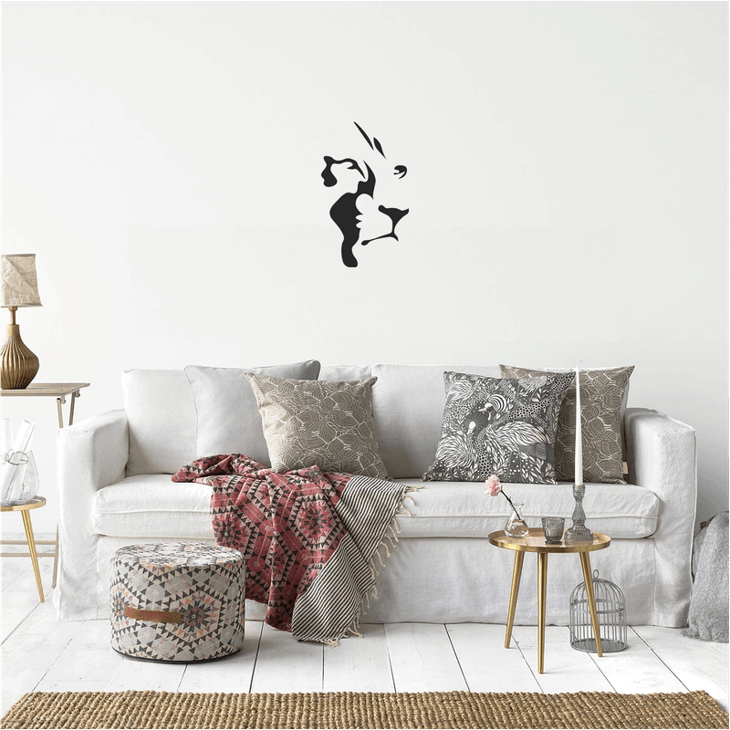 Casa si Gradina - Decoratiuni - Decoratiuni perete - Decor perete Leu HH820 din lemn - 29 L x 47 H (cm) - Infinity.ro