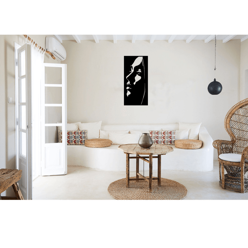 Casa si Gradina - Decoratiuni - Decoratiuni perete - Decor perete Chip de Fata HH783 din lemn - 23 L x 47 H (cm) - Infinity.ro