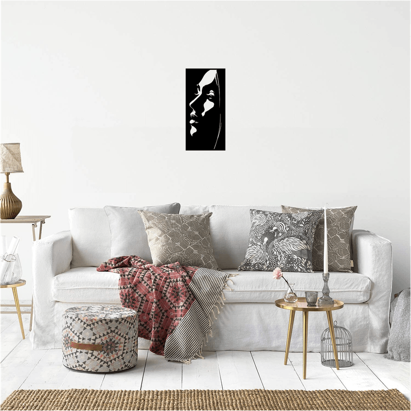 Casa si Gradina - Decoratiuni - Decoratiuni perete - Decor perete Chip de Fata HH783 din lemn - 23 L x 47 H (cm) - Infinity.ro