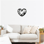 Casa si Gradina - Decoratiuni - Decoratiuni perete - Decor perete Urs Panda cu Pui HH751 din lemn - 41 L x 37 H (cm) - Infinity.ro