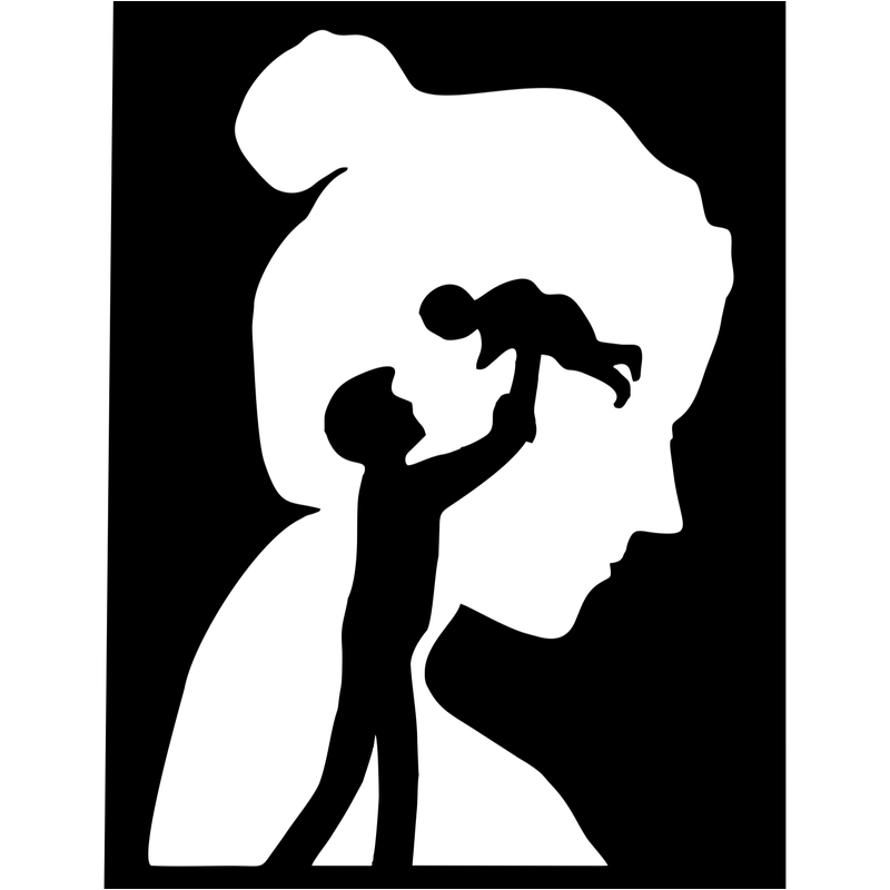 Casa si Gradina - Decoratiuni - Decoratiuni perete - Decor perete Familie HH720 din lemn - 37 L x 49 H (cm) - Infinity.ro