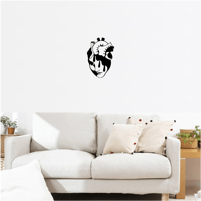Casa si Gradina - Decoratiuni - Decoratiuni perete - Decor perete Fata cu Inima HH790 din lemn - 27 L x 41 H (cm) - Infinity.ro
