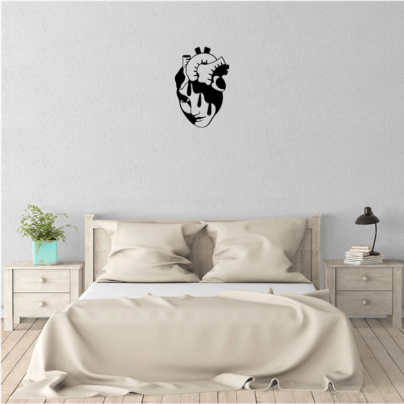 Casa si Gradina - Decoratiuni - Decoratiuni perete - Decor perete Fata cu Inima HH790 din lemn - 27 L x 41 H (cm) - Infinity.ro