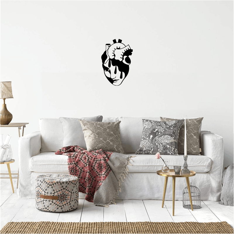 Casa si Gradina - Decoratiuni - Decoratiuni perete - Decor perete Fata cu Inima HH790 din lemn - 27 L x 41 H (cm) - Infinity.ro