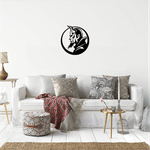 Casa si Gradina - Decoratiuni - Decoratiuni perete - Decor perete Diavol cu Coarne HH727 din lemn - 35 L x 37 H (cm) - Infinity.ro