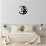 Casa si Gradina - Decoratiuni - Decoratiuni perete - Decor perete Diavol cu Coarne HH727 din lemn - 35 L x 37 H (cm) - Infinity.ro