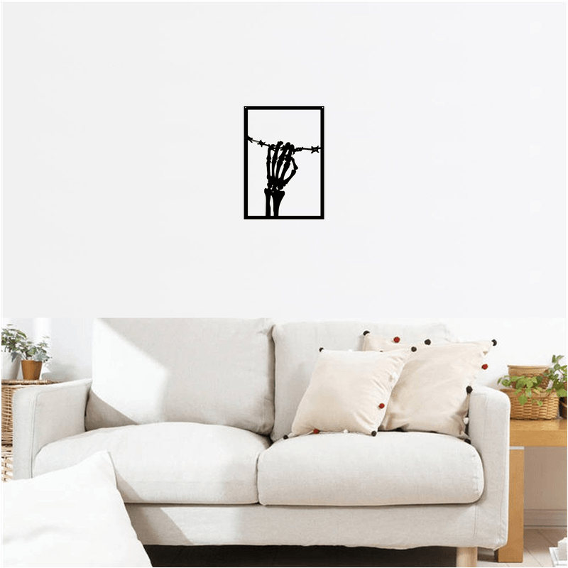 Casa si Gradina - Decoratiuni - Decoratiuni perete - Decor perete Mana schelete HH761 din lemn - 20 L x 28 H (cm) - Infinity.ro