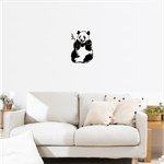 Casa si Gradina - Decoratiuni - Decoratiuni perete - Decor perete Urs Panda HH725 din lemn - 37 L x 55 H (cm) - Infinity.ro