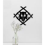 Casa si Gradina - Decoratiuni - Decoratiuni perete - Decor perete Personalizabil Lup in Sabii HHH659 din lemn - 40 L x 38 H (cm) - Infinity.ro