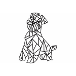 Casa si Gradina - Decoratiuni - Decoratiuni perete - Decor perete Personalizabil Schanauzer HHH666 din lemn - 22 L x 29 H (cm) - Infinity.ro