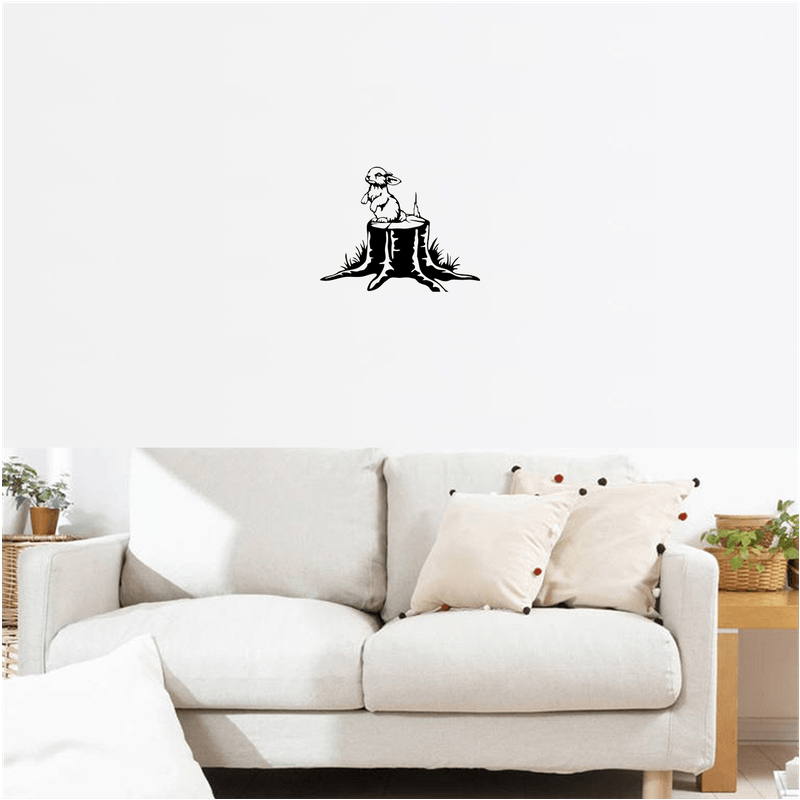 Casa si Gradina - Decoratiuni - Decoratiuni perete - Decor perete Iepure HH723 din lemn - 35 L x 27 H (cm) - Infinity.ro