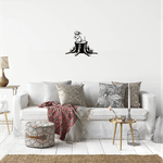 Casa si Gradina - Decoratiuni - Decoratiuni perete - Decor perete Iepure HH723 din lemn - 35 L x 27 H (cm) - Infinity.ro