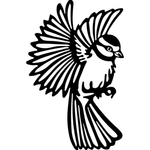 Casa si Gradina - Decoratiuni - Decoratiuni perete - Decor perete Pasare HH794 din lemn - 27 L x 42 H (cm) - Infinity.ro