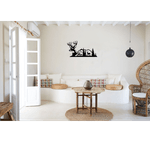 Casa si Gradina - Decoratiuni - Decoratiuni perete - Decor perete Munte cu Cerbi HH701 din lemn - 57 L x 31 H (cm) - Infinity.ro