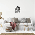 Casa si Gradina - Decoratiuni - Decoratiuni perete - Decor perete Munte in Mana HH742 din lemn - 27 L x 34 H (cm) - Infinity.ro