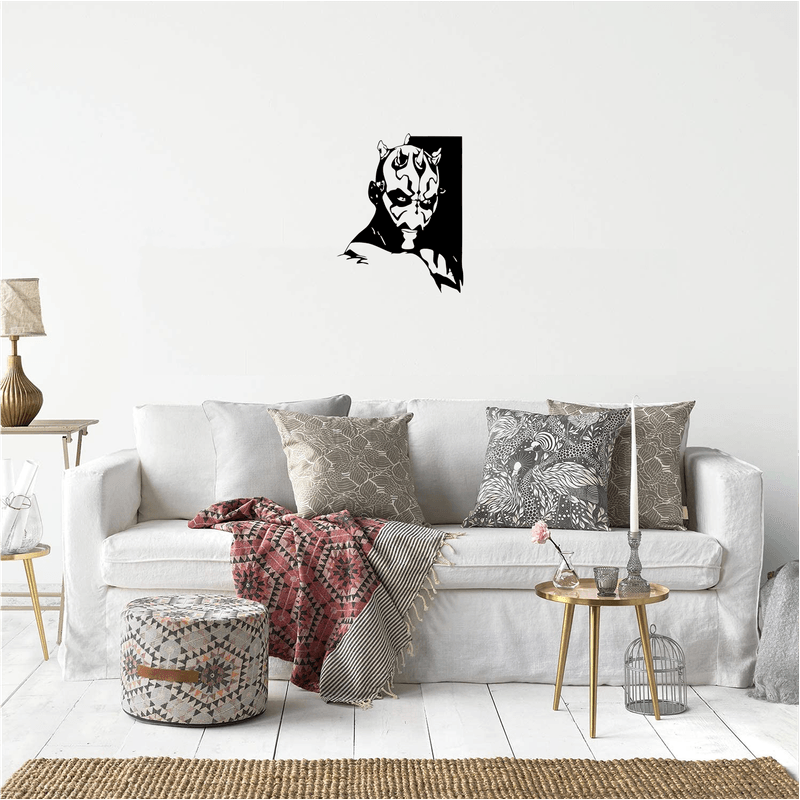 Casa si Gradina - Decoratiuni - Decoratiuni perete - Decor perete Darth Maul HH743 din lemn - 27 L x 35 H (cm) - Infinity.ro