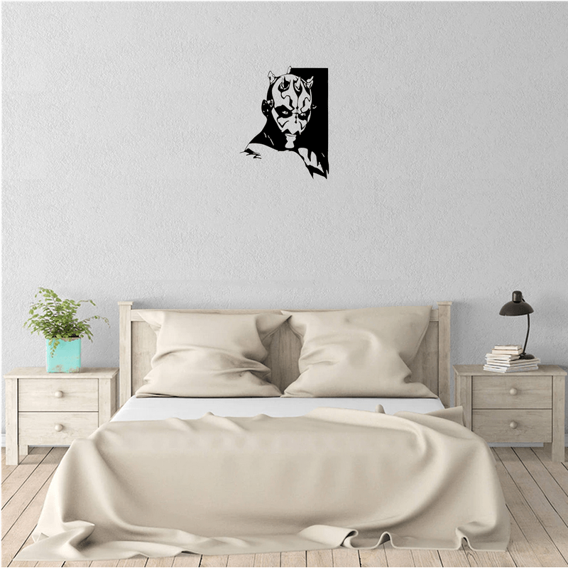 Casa si Gradina - Decoratiuni - Decoratiuni perete - Decor perete Darth Maul HH743 din lemn - 27 L x 35 H (cm) - Infinity.ro