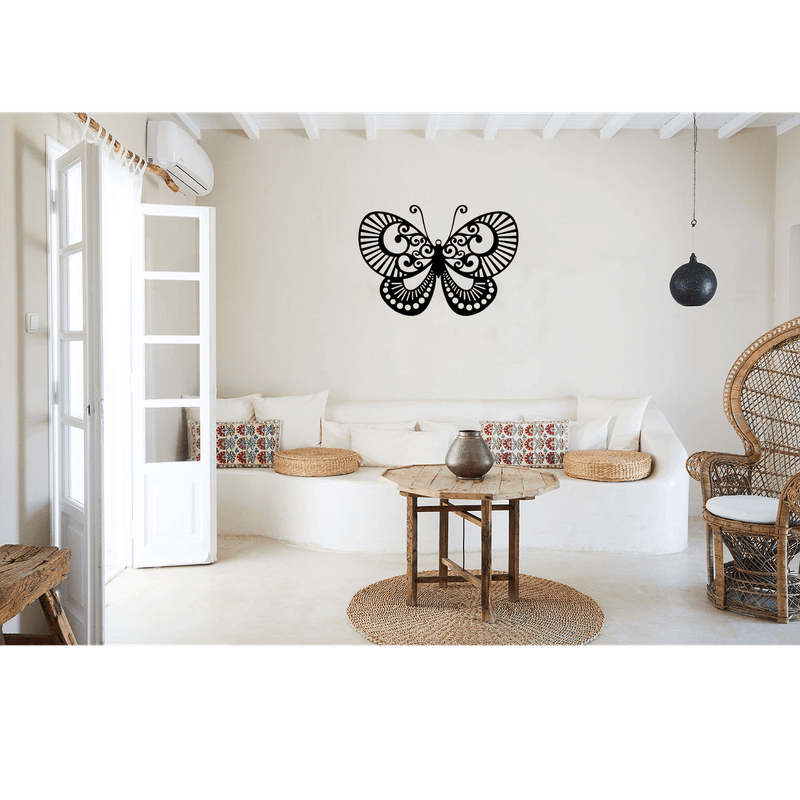Casa si Gradina - Decoratiuni - Decoratiuni perete - Decor perete Fluture HH811 din lemn - 53 L x 37 H (cm) - Infinity.ro