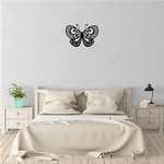 Casa si Gradina - Decoratiuni - Decoratiuni perete - Decor perete Fluture HH811 din lemn - 53 L x 37 H (cm) - Infinity.ro