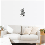 Casa si Gradina - Decoratiuni - Decoratiuni perete - Decor perete Fluture pe Crin HH744 din lemn - 26 L x 45 H (cm) - Infinity.ro