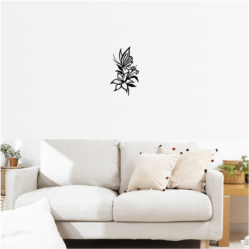 Casa si Gradina - Decoratiuni - Decoratiuni perete - Decor perete Fluture pe Crin HH744 din lemn - 26 L x 45 H (cm) - Infinity.ro