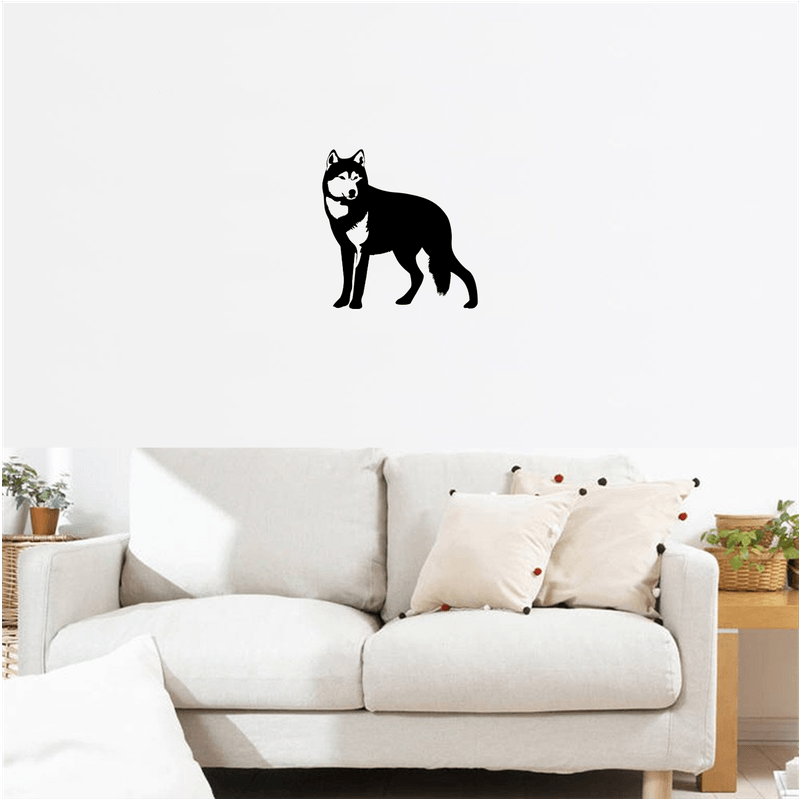 Casa si Gradina - Decoratiuni - Decoratiuni perete - Decor perete Lup HH816 din lemn - 26 L x 27 H (cm) - Infinity.ro