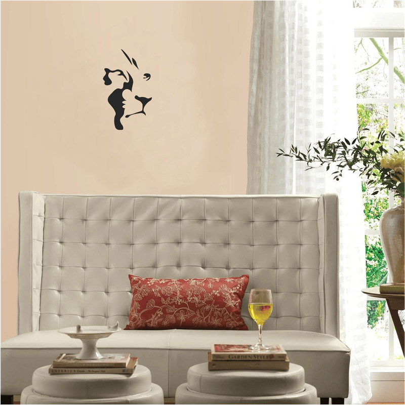 Casa si Gradina - Decoratiuni - Decoratiuni perete - Decor perete Leu HH820 din lemn - 23 L x 37 H (cm) - Infinity.ro