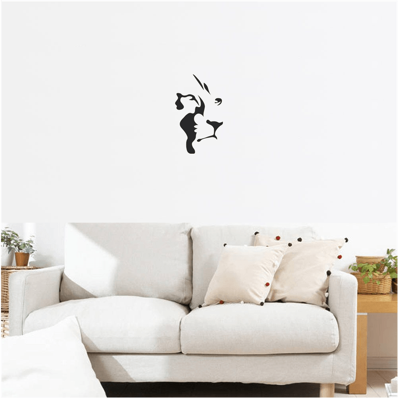 Casa si Gradina - Decoratiuni - Decoratiuni perete - Decor perete Leu HH820 din lemn - 23 L x 37 H (cm) - Infinity.ro
