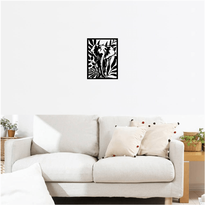 Casa si Gradina - Decoratiuni - Decoratiuni perete - Decor perete Elefant HH788 din lemn - 27 L x 36 H (cm) - Infinity.ro