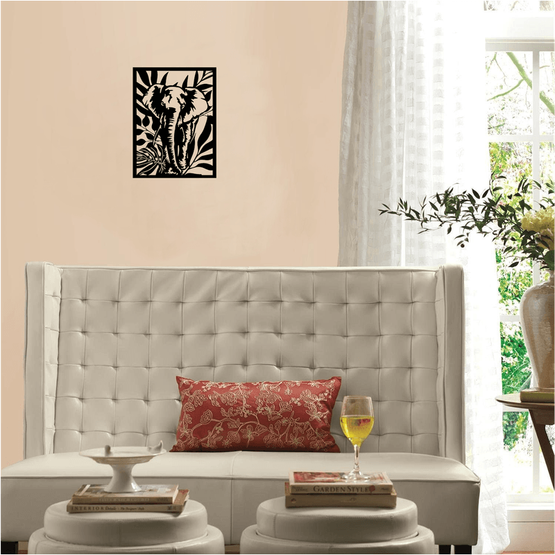 Casa si Gradina - Decoratiuni - Decoratiuni perete - Decor perete Elefant HH788 din lemn - 20 L x 27 H (cm) - Infinity.ro