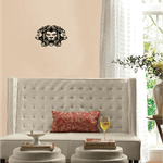 Casa si Gradina - Decoratiuni - Decoratiuni perete - Decor perete Capete de Lei HH717 din lemn - 56 L x 37 H (cm) - Infinity.ro