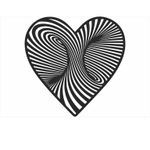 Casa si Gradina - Decoratiuni - Decoratiuni perete - Decor perete Personalizabil Inima 3D HHH178 din lemn - 29 L x 29 H (cm) - Infinity.ro