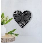 Casa si Gradina - Decoratiuni - Decoratiuni perete - Decor perete Personalizabil Inima 3D HHH178 din lemn - 29 L x 29 H (cm) - Infinity.ro