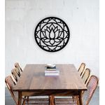 Casa si Gradina - Decoratiuni - Decoratiuni perete - Decor perete Personalizabil Floare Lotus Mandala HHH426 din lemn - 29 L x 29 H (cm) - Infinity.ro