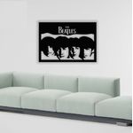 Casa si Gradina - Decoratiuni - Decoratiuni perete - Decor perete Personalizabil The Beatles HHH245 din lemn - 38 L x 26 H (cm) - Infinity.ro