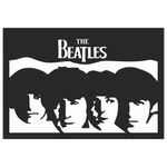 Casa si Gradina - Decoratiuni - Decoratiuni perete - Decor perete Personalizabil The Beatles HHH245 din lemn - 38 L x 26 H (cm) - Infinity.ro