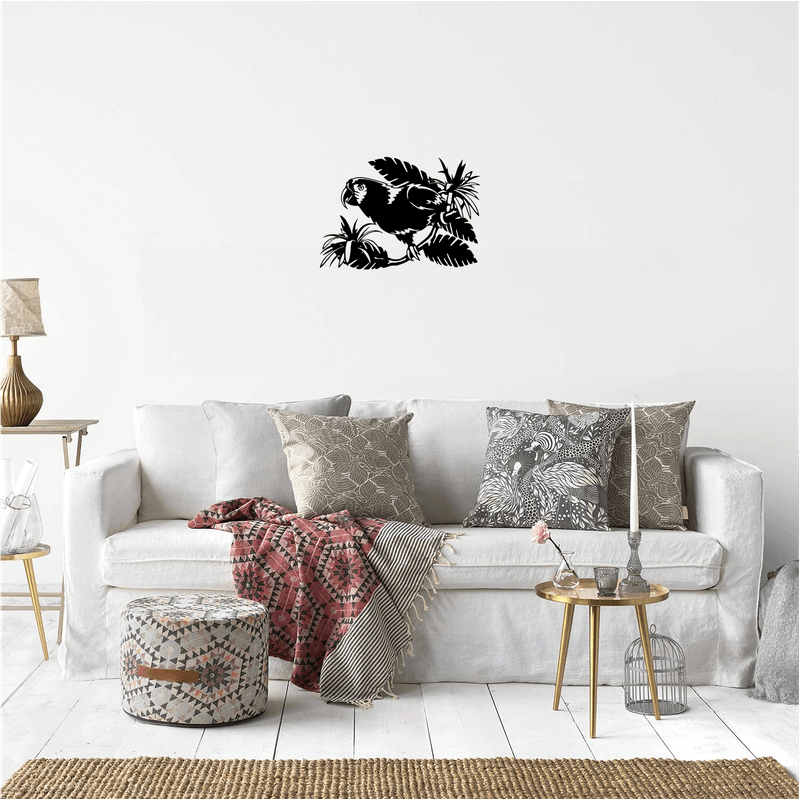 Casa si Gradina - Decoratiuni - Decoratiuni perete - Decor perete Papagal HH789 din lemn - 39 L x 27 H (cm) - Infinity.ro