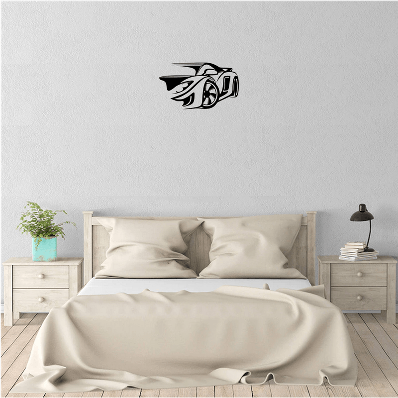 Casa si Gradina - Decoratiuni - Decoratiuni perete - Decor perete Masina HH757 din lemn - 25 L x 15 H (cm) - Infinity.ro