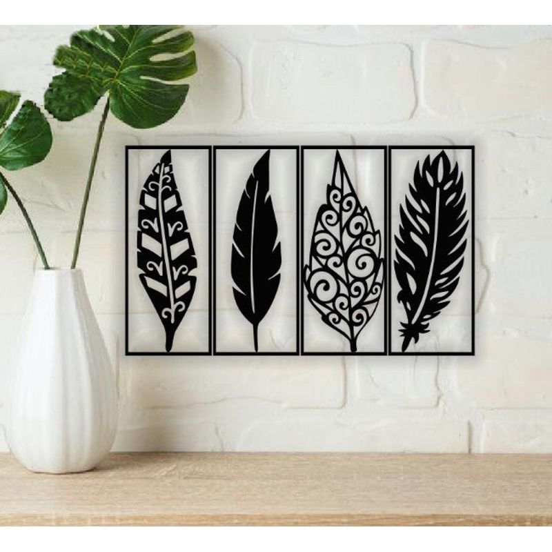 Casa si Gradina - Decoratiuni - Decoratiuni perete - Decor perete Personalizabil Pene HHH112 din lemn - 58 L x 35 H (cm) - Infinity.ro