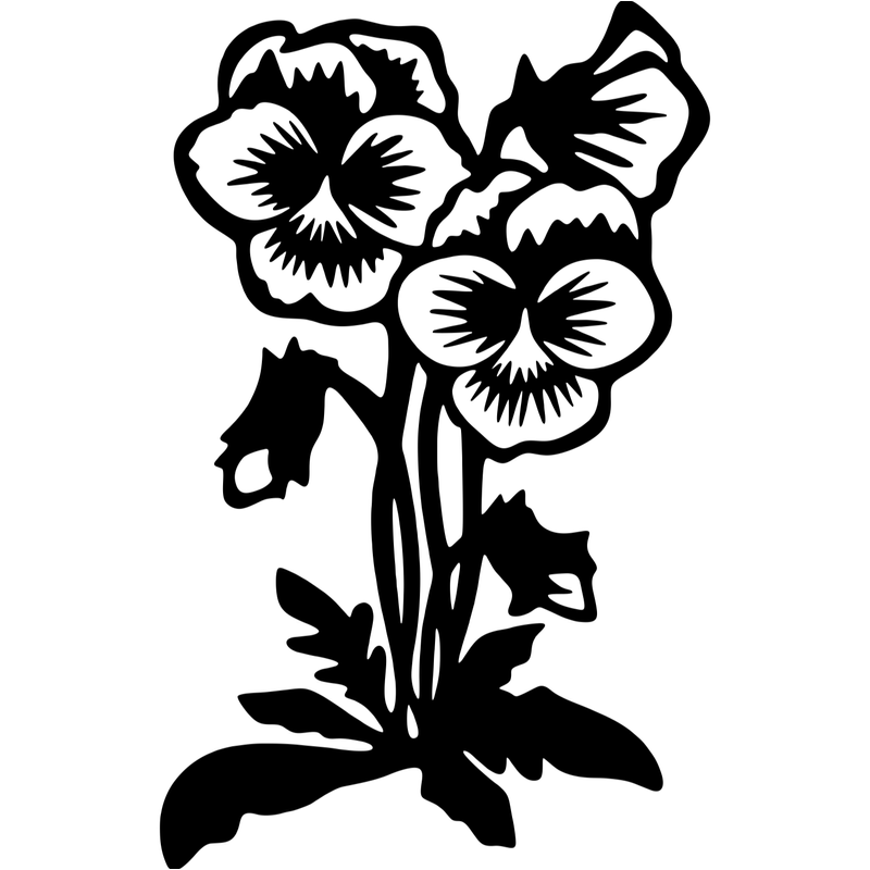 Casa si Gradina - Decoratiuni - Decoratiuni perete - Decor perete Flori HH802 din lemn - 36 L x 57 H (cm) - Infinity.ro